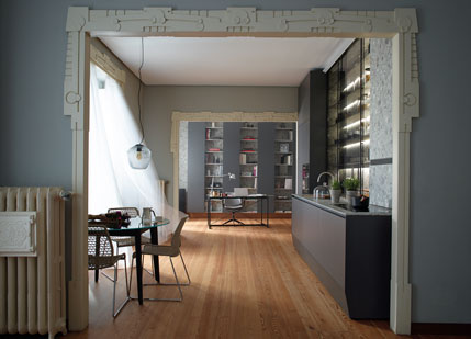 cocina gris antracita