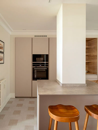 Mueble de cocina FINE Cashmere con electrodomésticos integrados